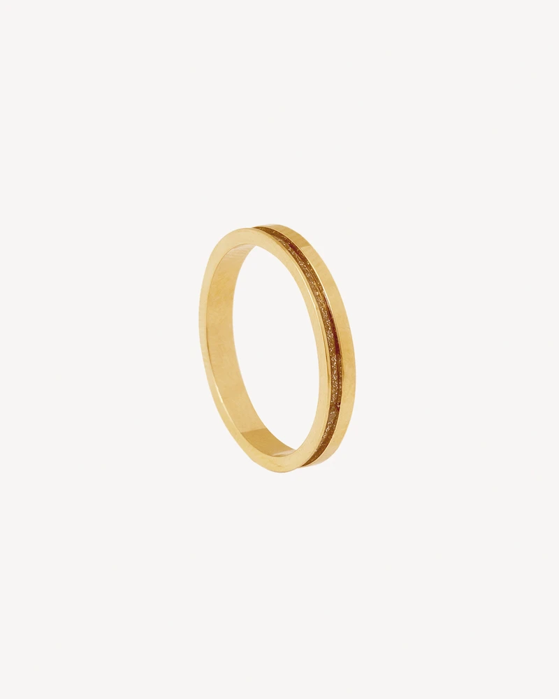ANILLO BRUNO DORADO