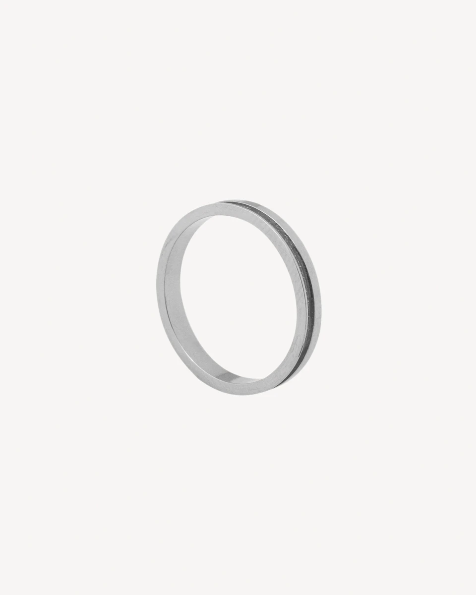 ANILLO BRUNO - PLATEADO 