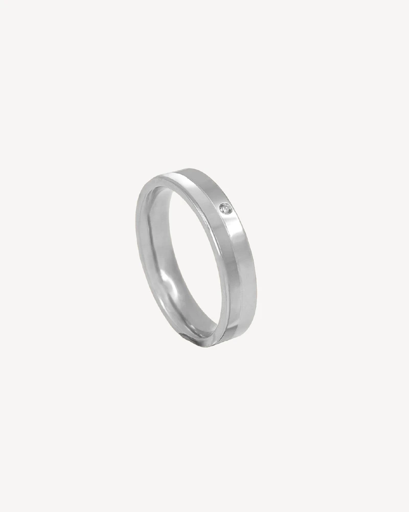 ANILLO CALENDULA PLATEADO
