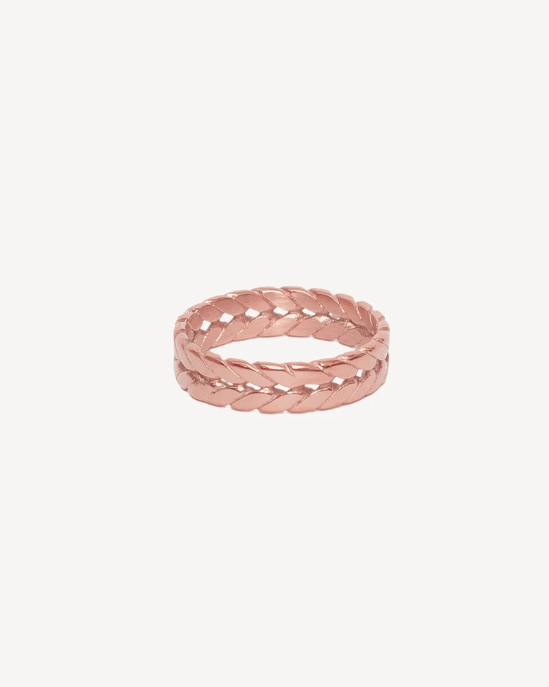 ANILLO CAMELIA ORO ROSA