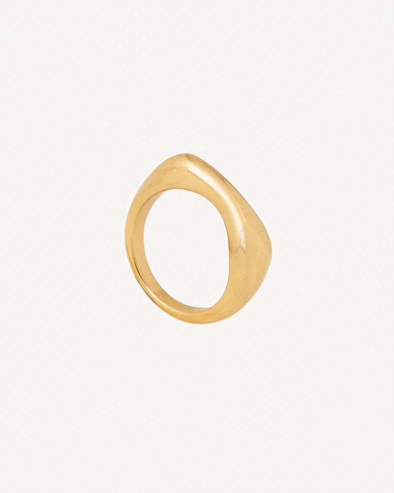 ANILLO CARBON DORADO