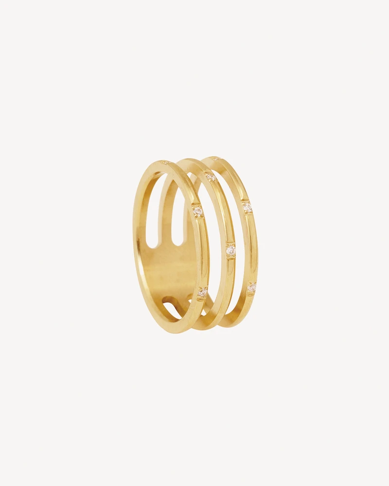 ANILLO CARIBE DORADO