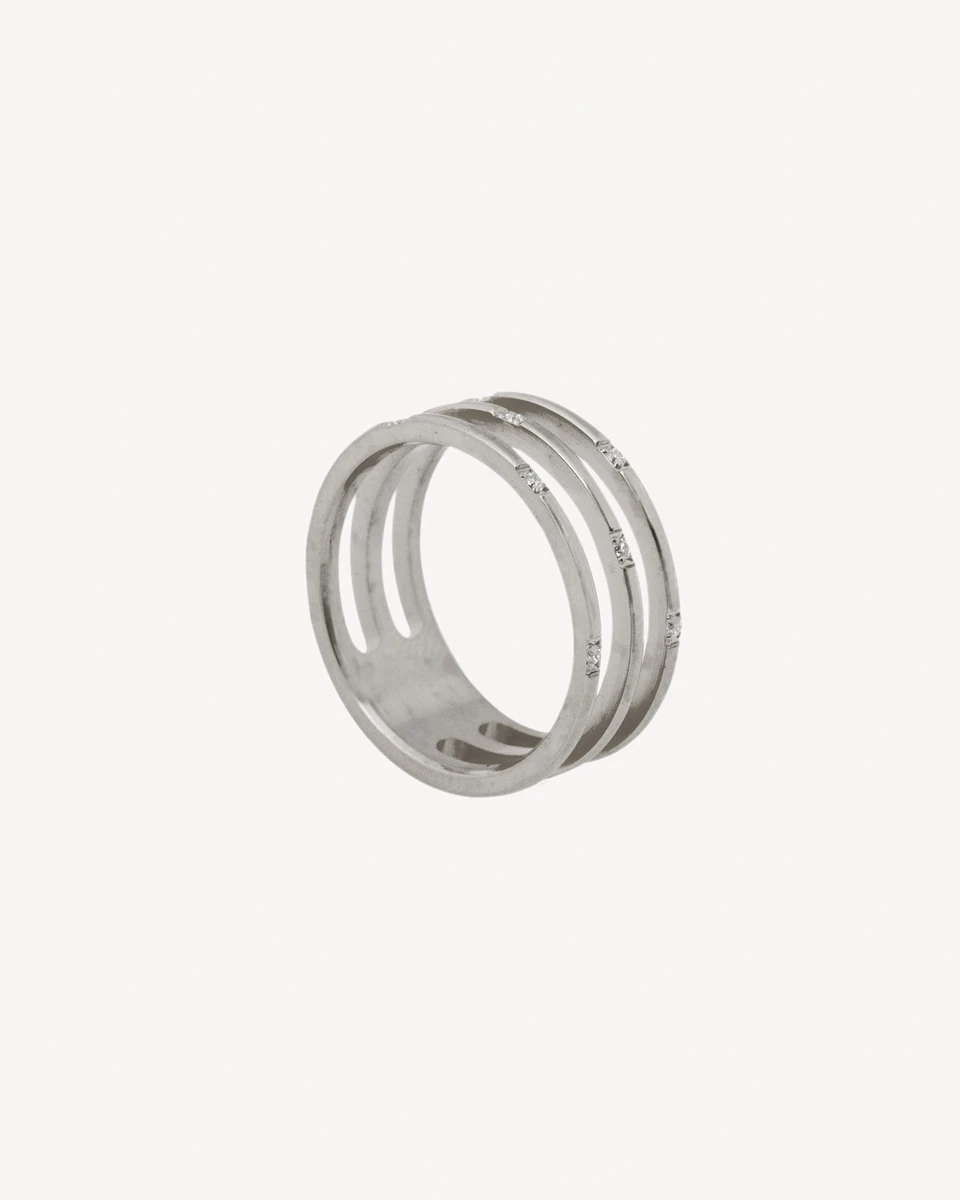 ANILLO CARIBE - PLATEADO 
