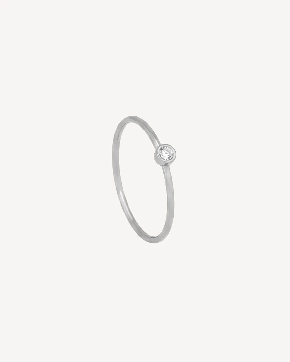 ANILLO CARLO - PLATEADO 