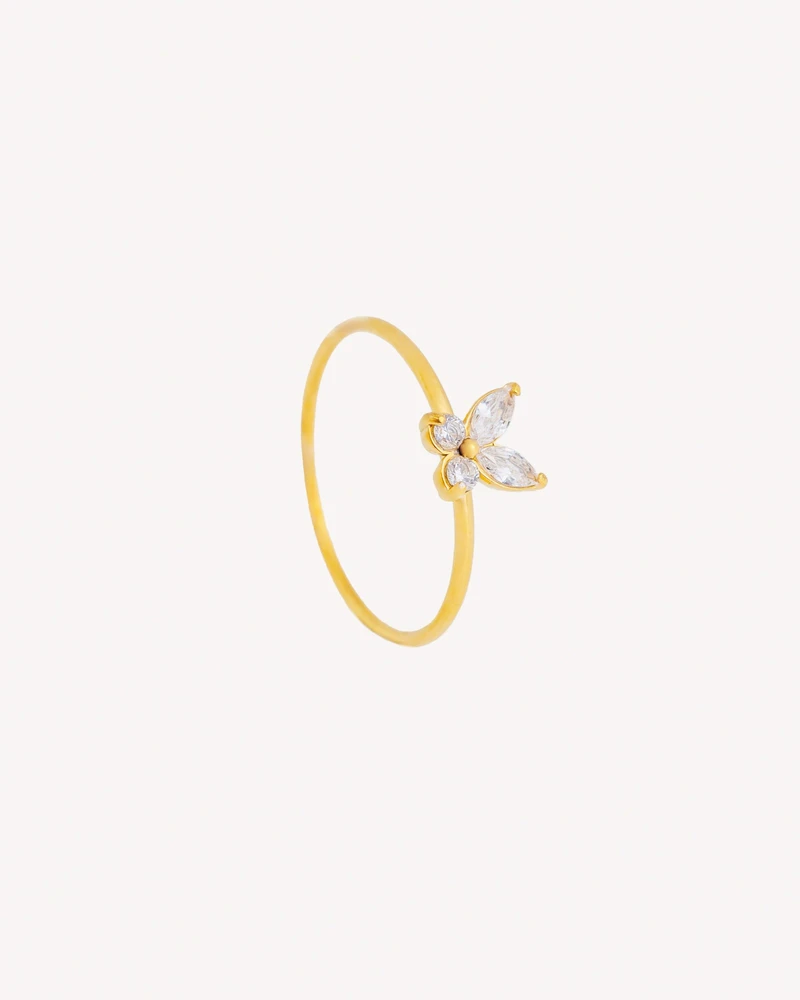 ANILLO CRISALIDA DORADO