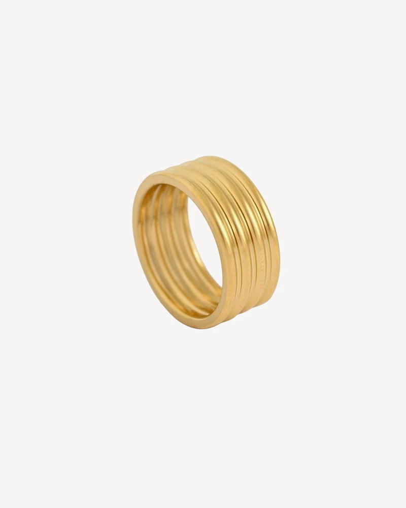 ANILLO CUARTETO DORADO