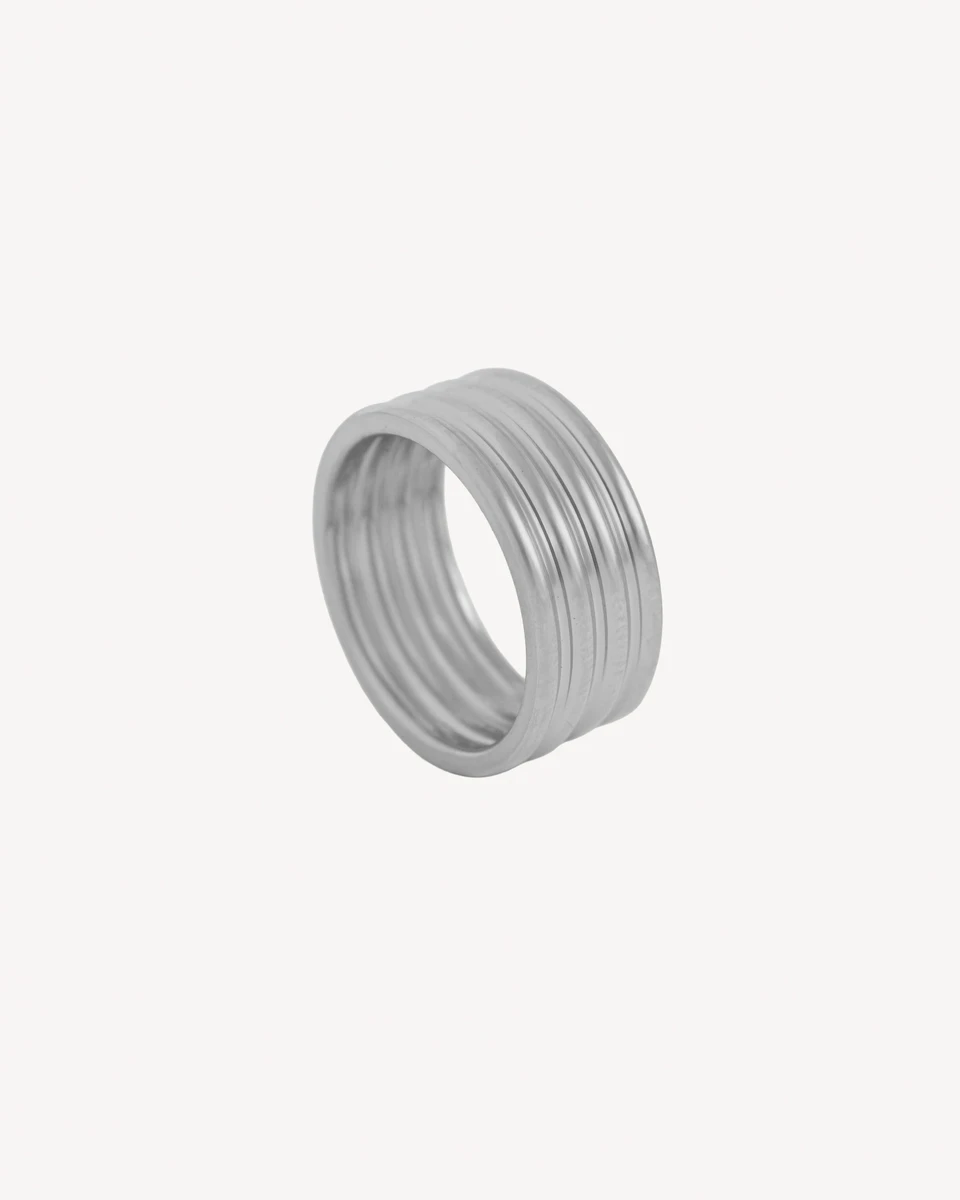 ANILLO CUARTETO - PLATEADO 