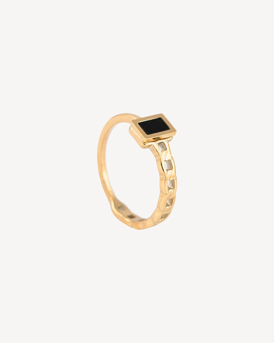ANILLO DARK - DORADO 