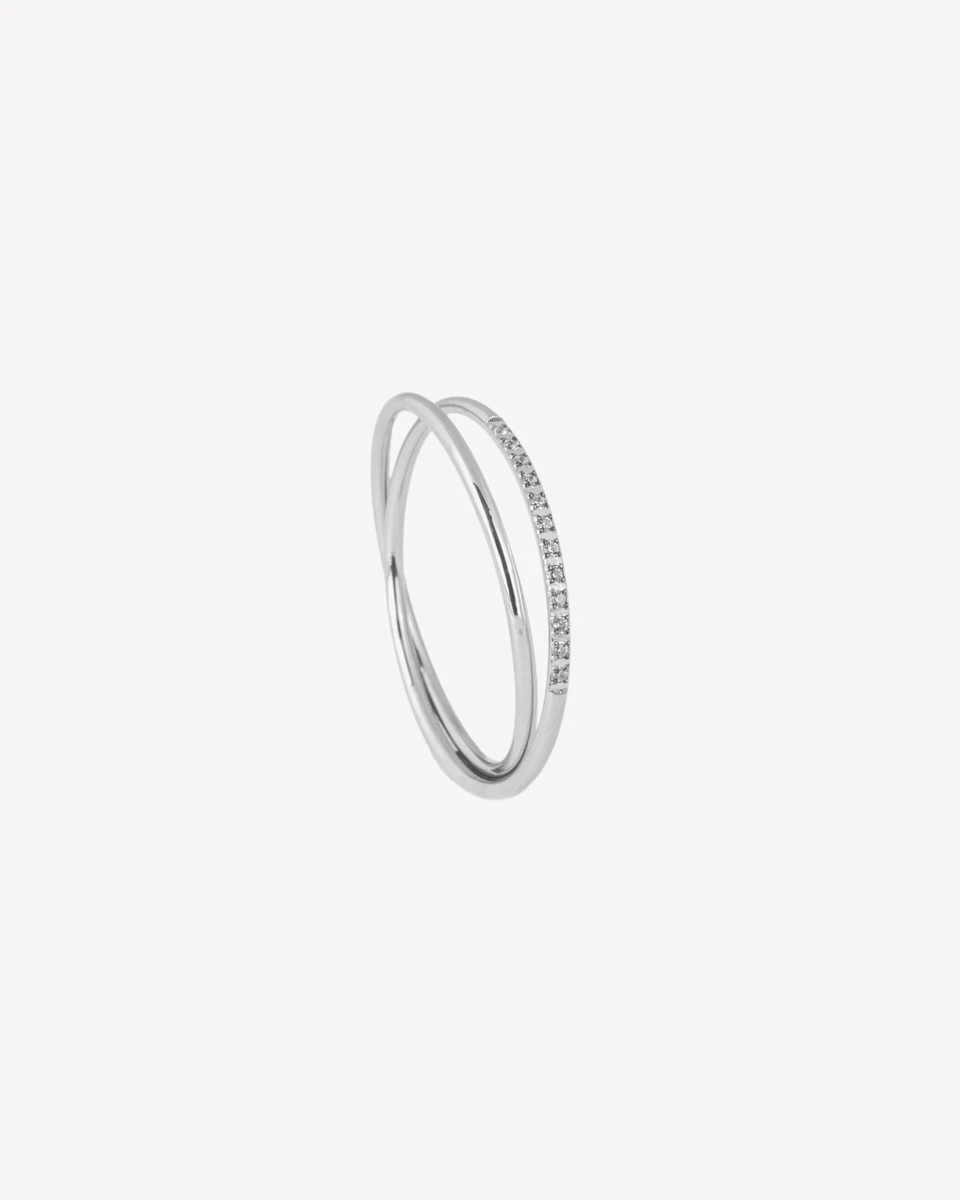 ANILLO DELMA - PLATEADO 
