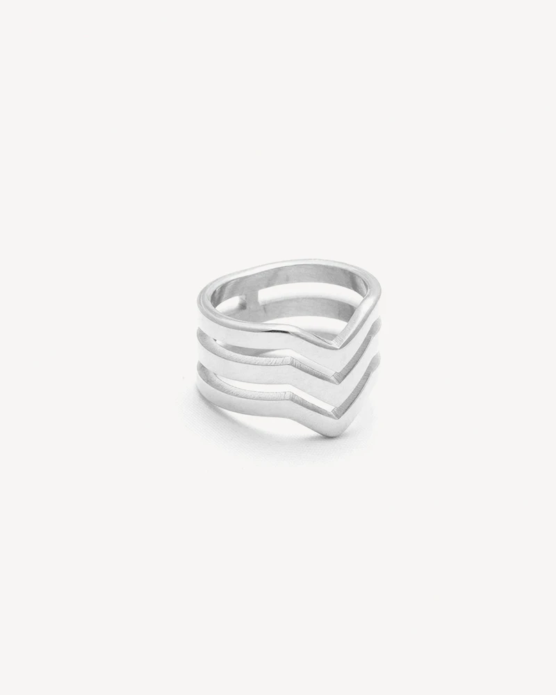 ANILLO DELTA PLATEADO