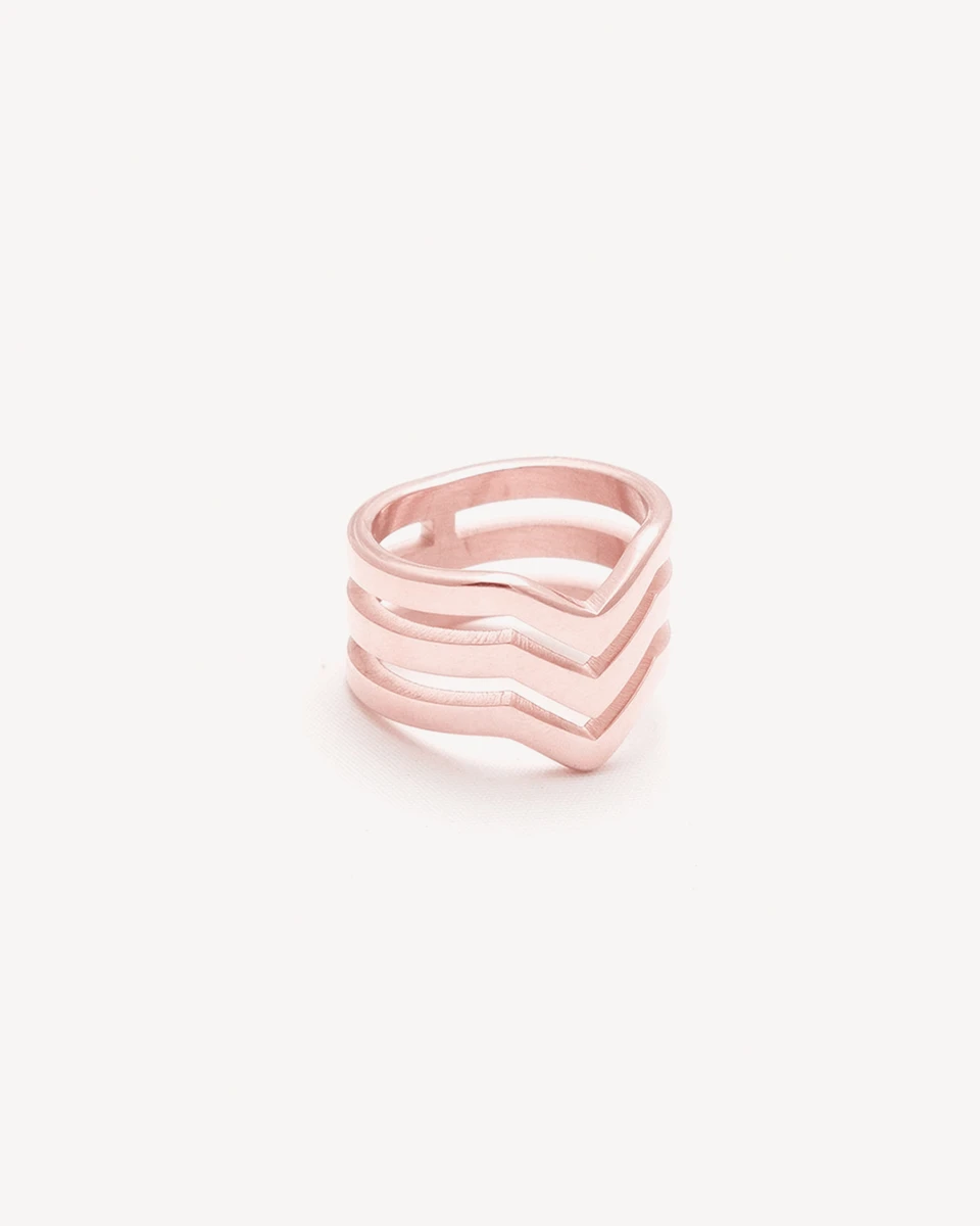 ANILLO DELTA - ORO ROSA 