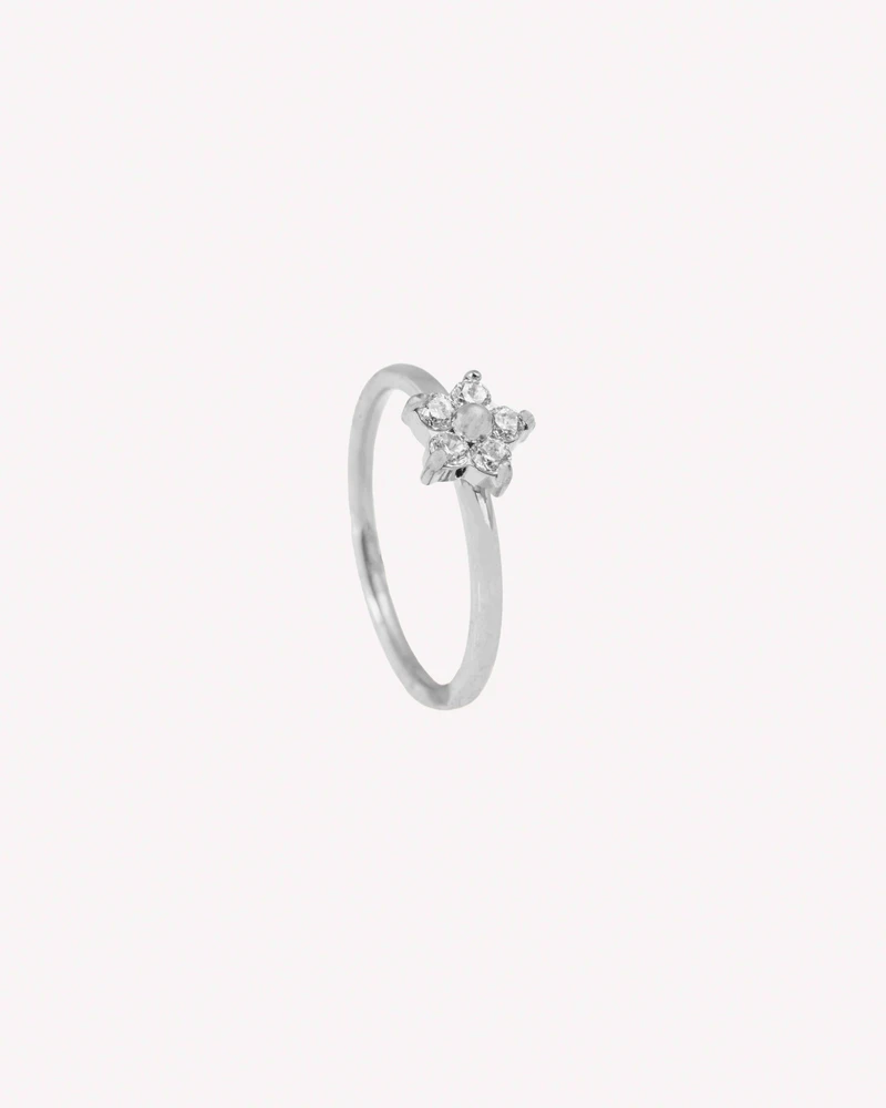 ANILLO DICENTRA PLATEADO