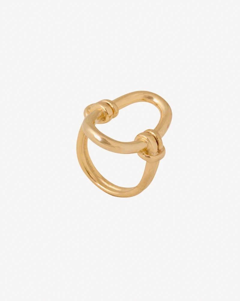 ANILLO FIGURA DORADO