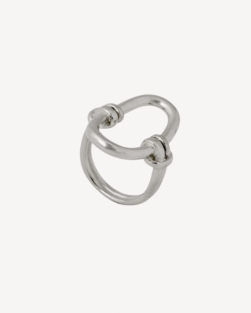 ANILLO FIGURA - PLATEADO 