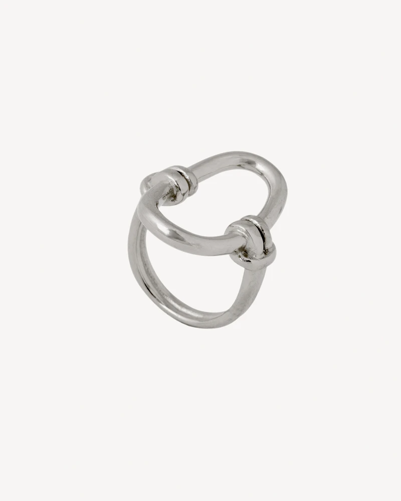 ANILLO FIGURA PLATEADO