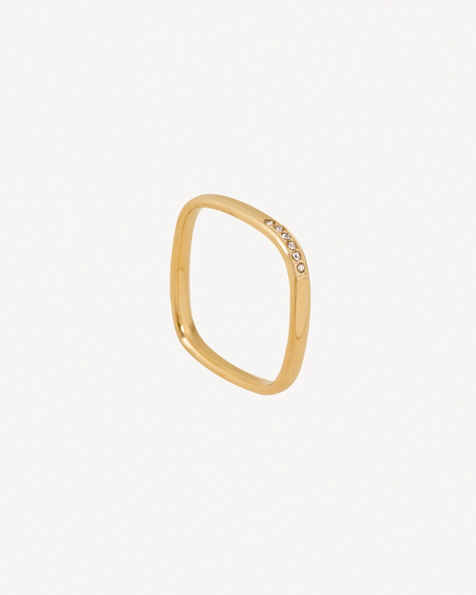 ANILLO FIORE - DORADO 