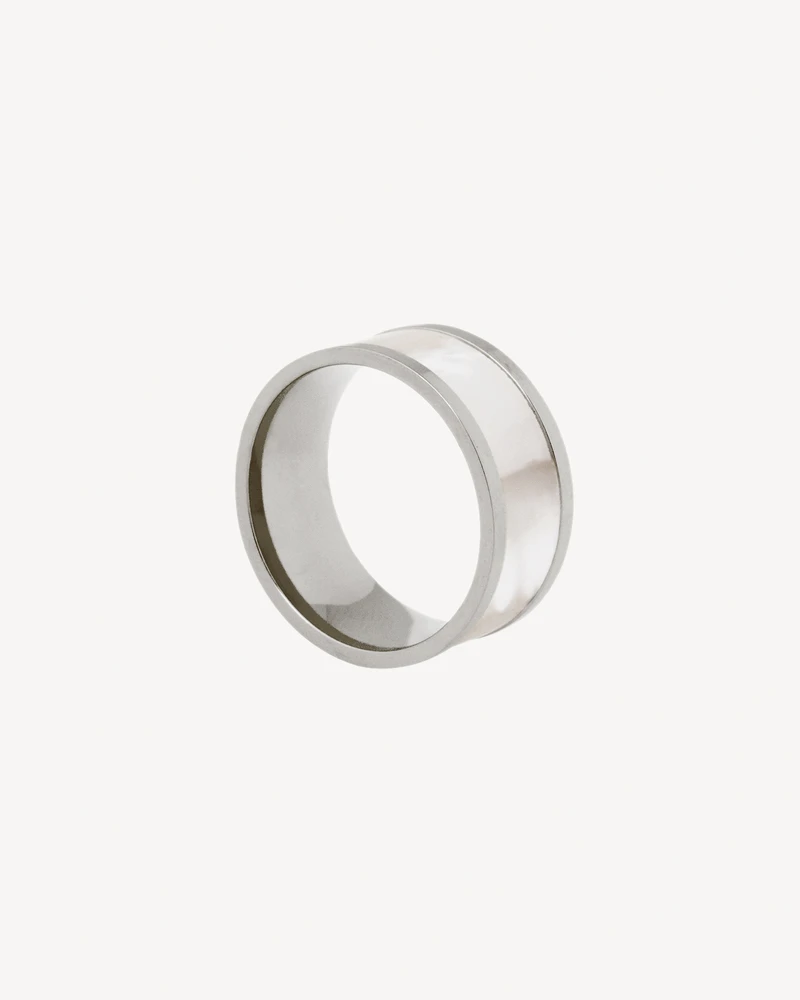 ANILLO GRISIN PLATEADO
