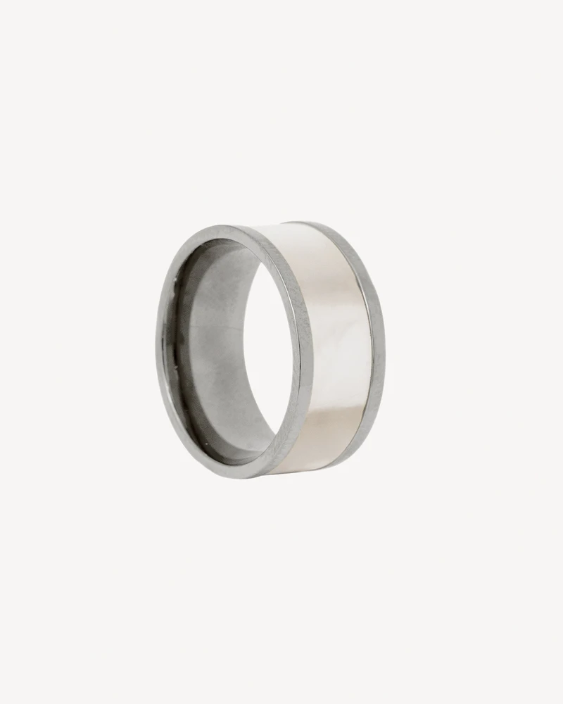 ANILLO GRISIN PLATEADO