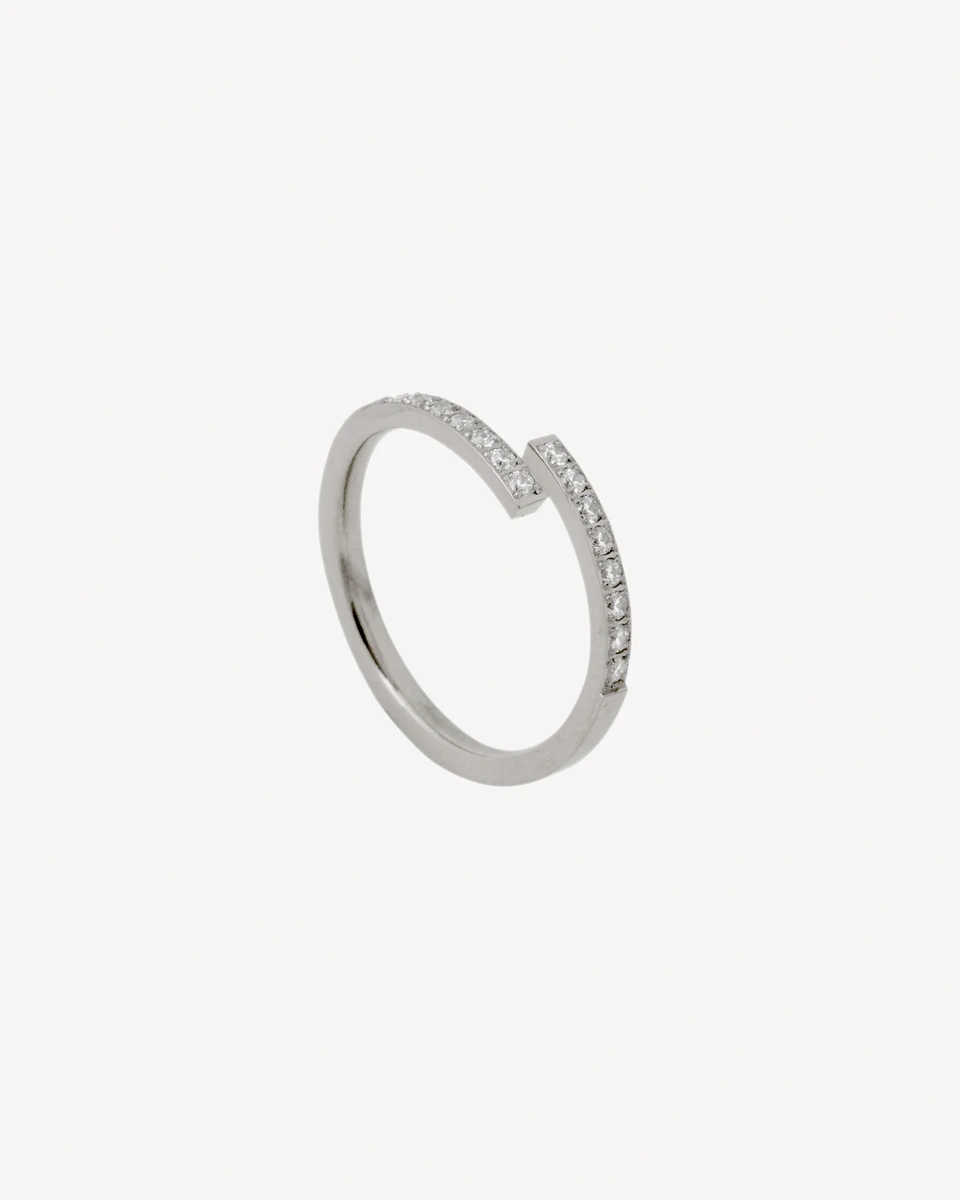 ANILLO GUYANA - PLATEADO 