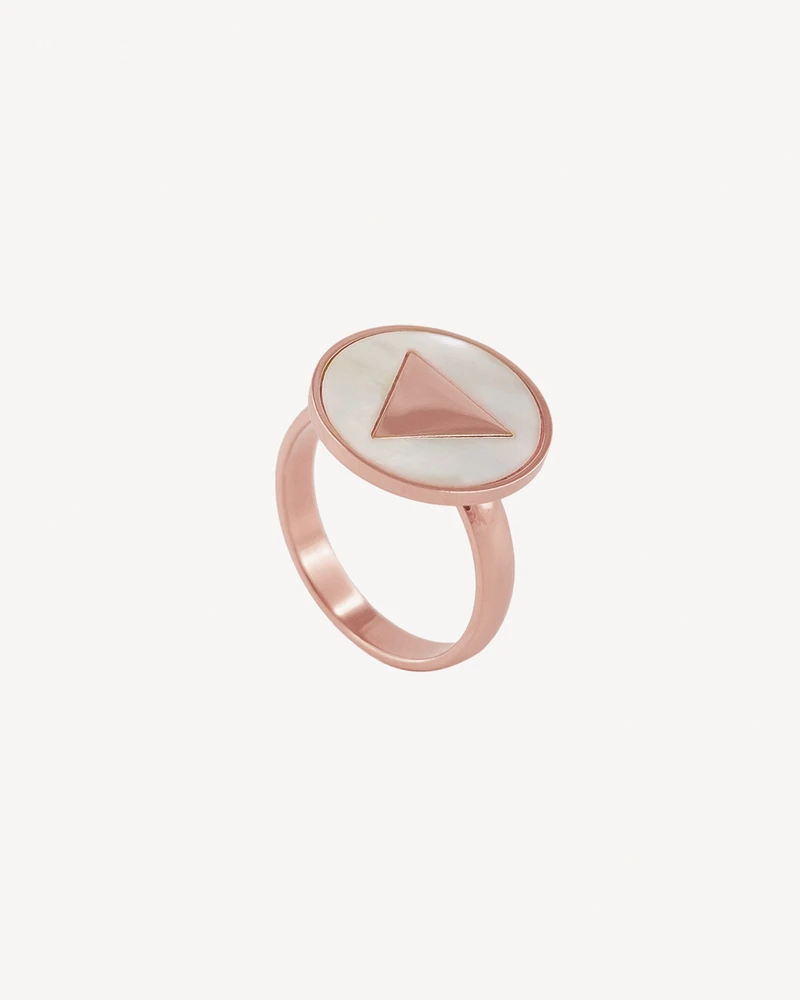 ANILLO HUNGRIA ORO ROSA
