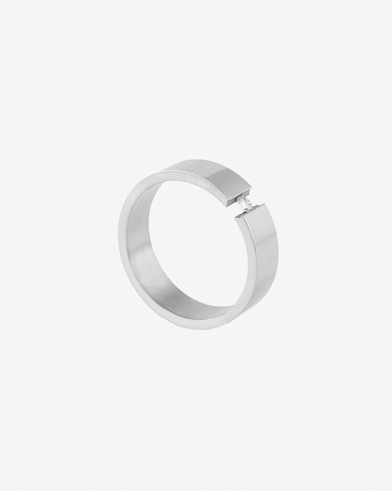 ANILLO KARACHI PLATEADO