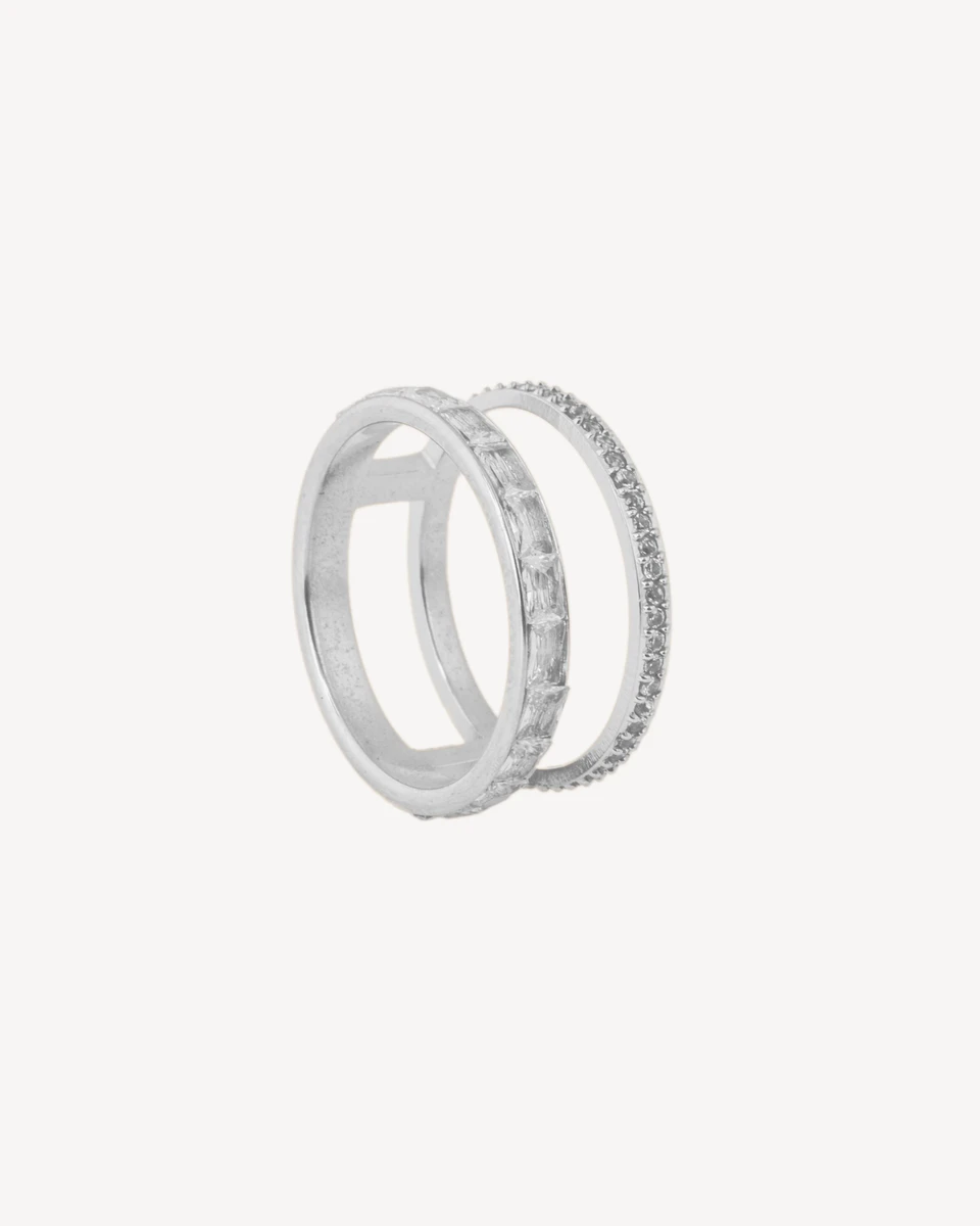 ANILLO KINGSTON - PLATEADO 