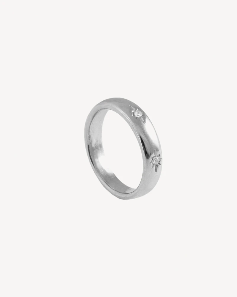 ANILLO LUCIANO PLATEADO