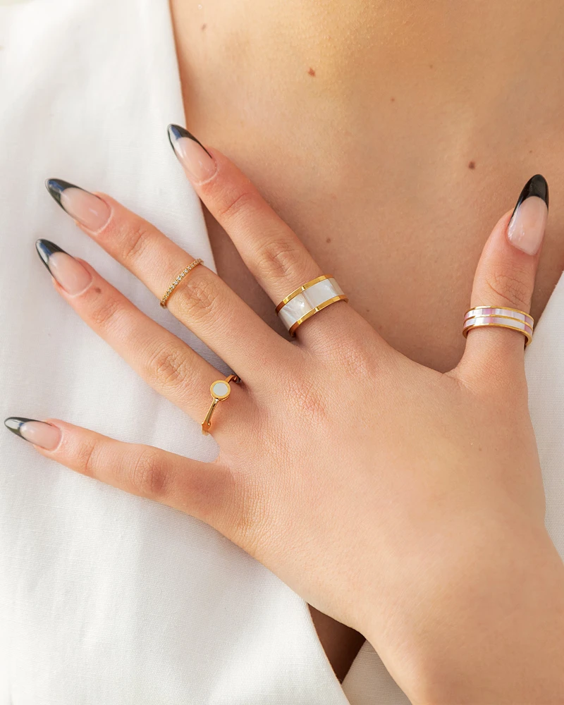 ANILLO LUGANO DORADO