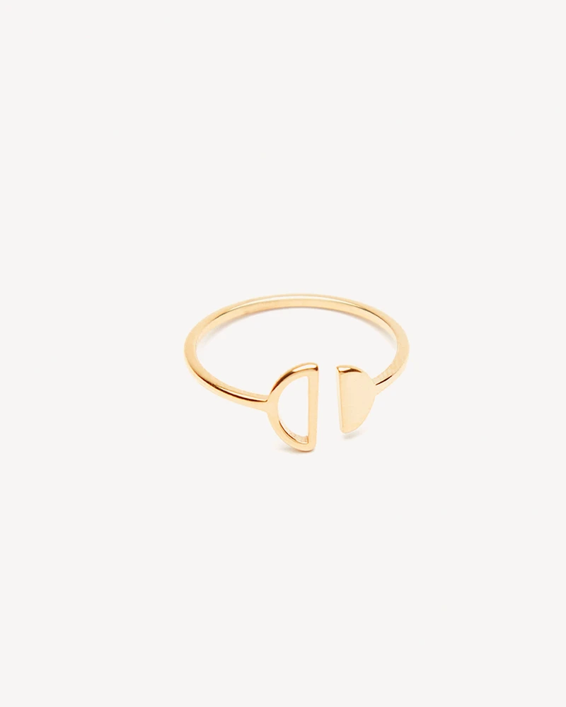 ANILLO LUNA DORADO