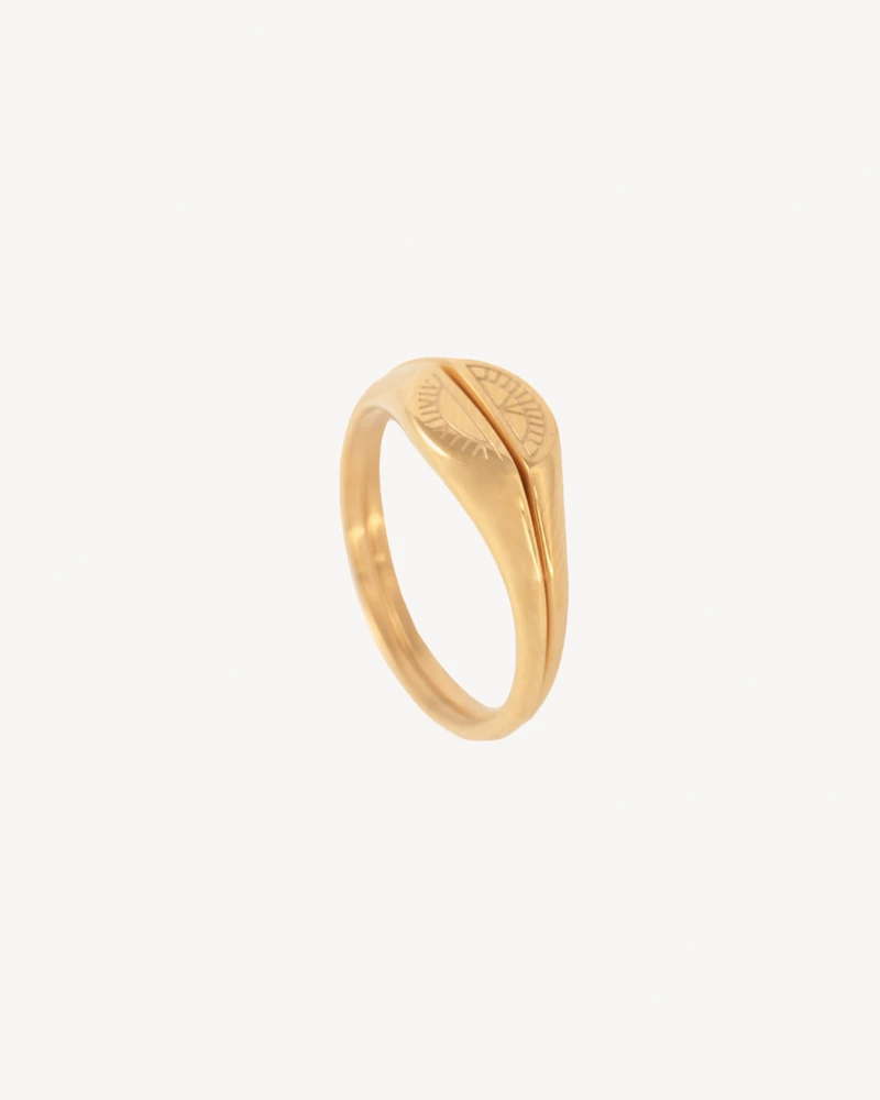 ANILLO LUXEMBURGO DORADO