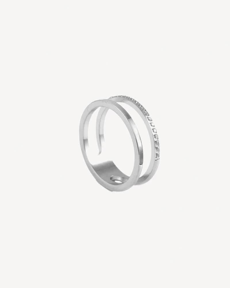ANILLO MAYOS PLATEADO
