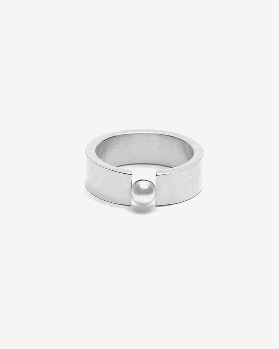 ANILLO MEDITERRANEO - PLATEADO 