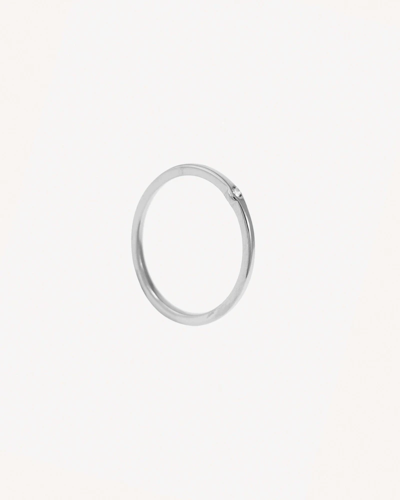 ANILLO MOMI PLATEADO