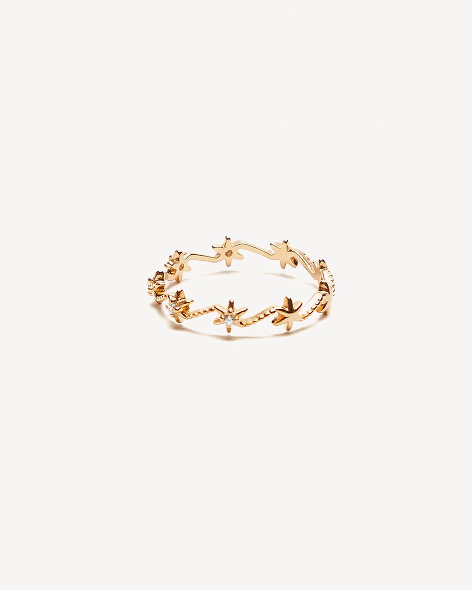ANILLO MONACO - DORADO 
