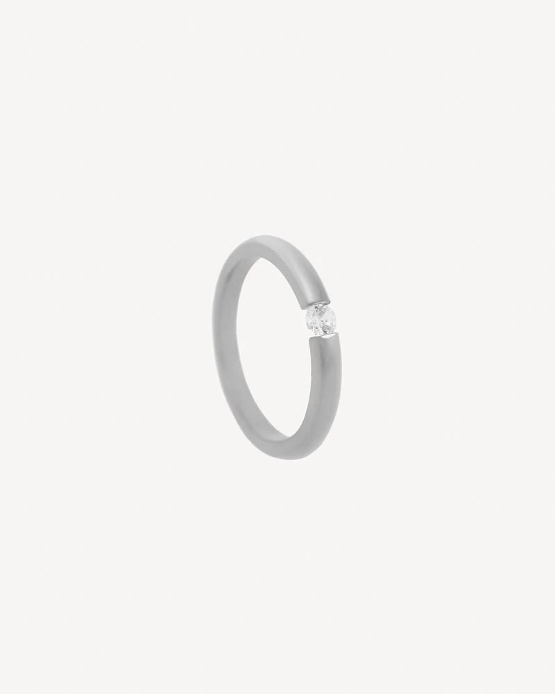 ANILLO MONTANA PLATEADO