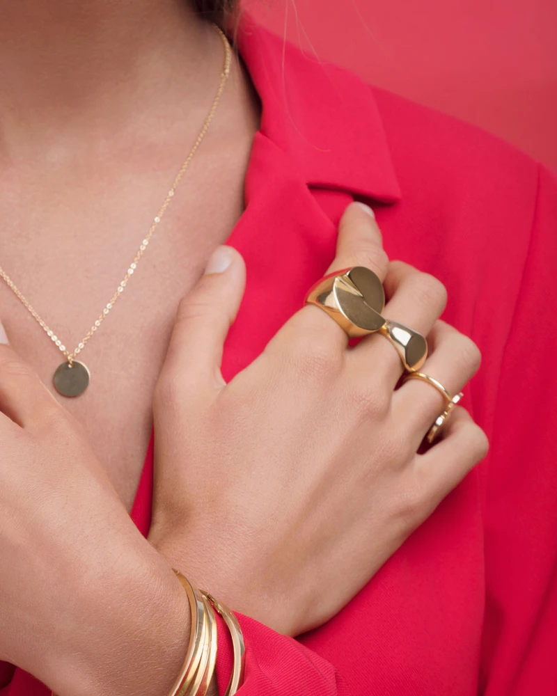 ANILLO NATALIE DORADO