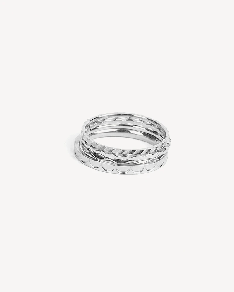 ANILLO NEPTUNIA PLATEADO