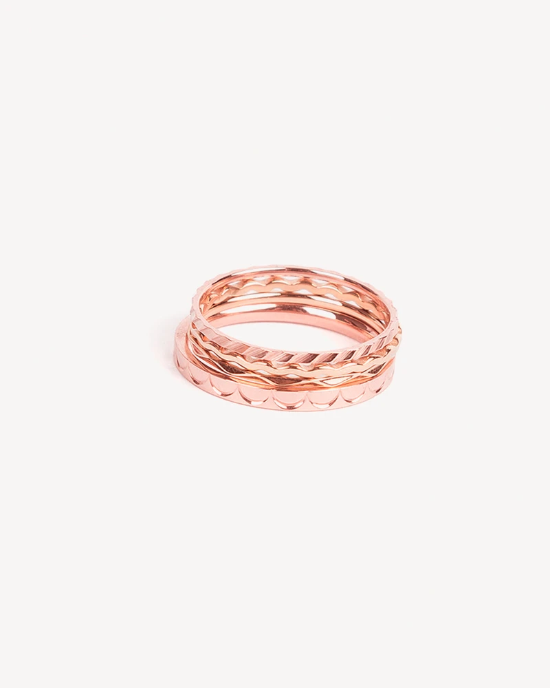 ANILLO NEPTUNIA ORO ROSA