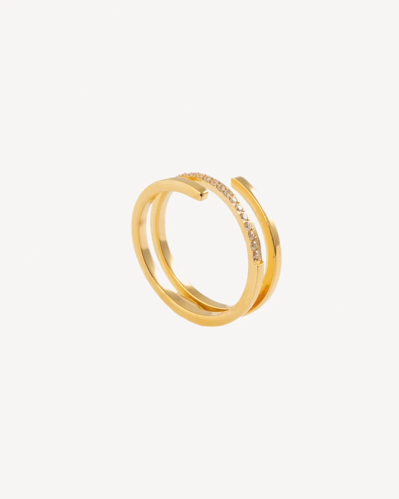 ANILLO NORTH DORADO