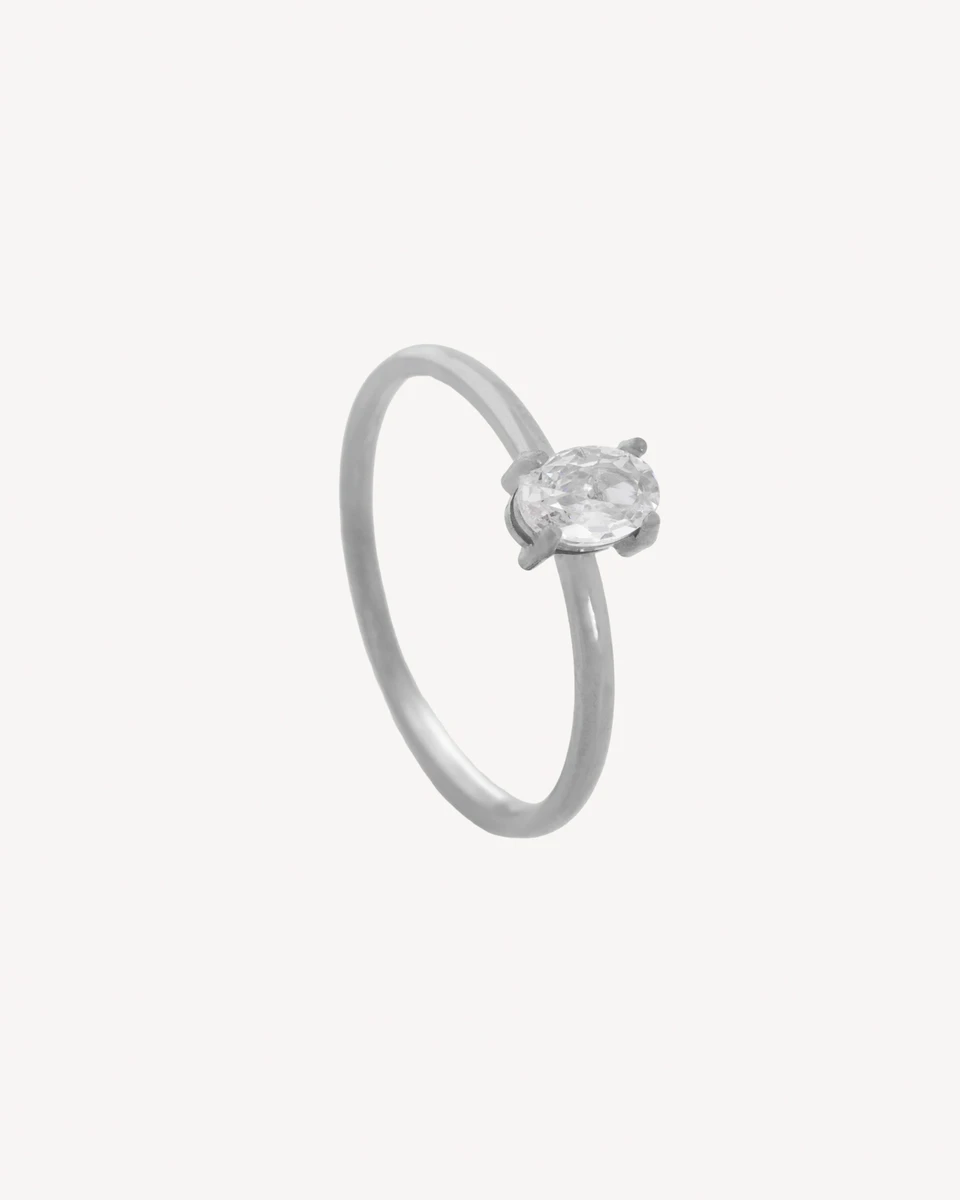 ANILLO NURIA - PLATEADO 