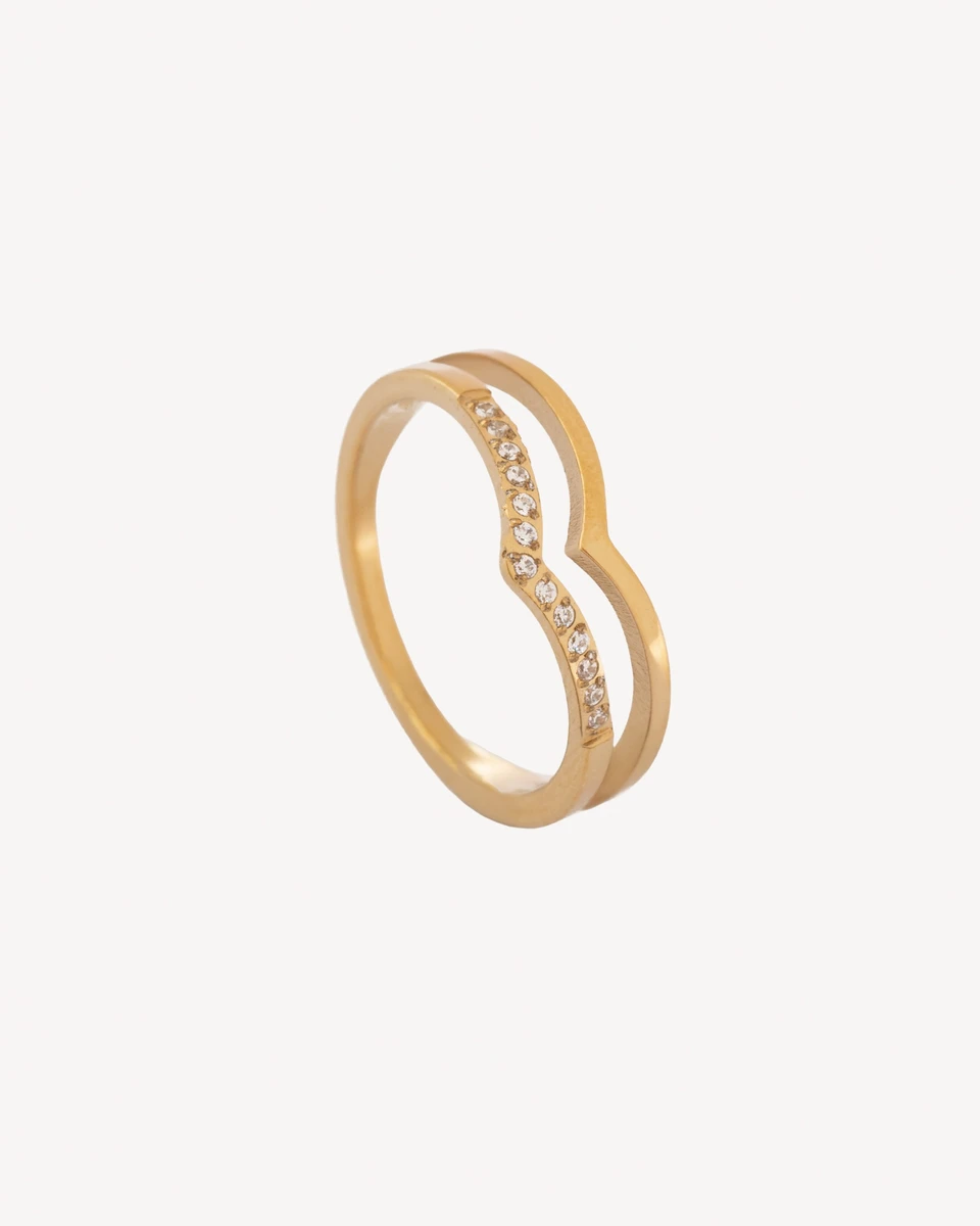 ANILLO PETUNIA - DORADO 
