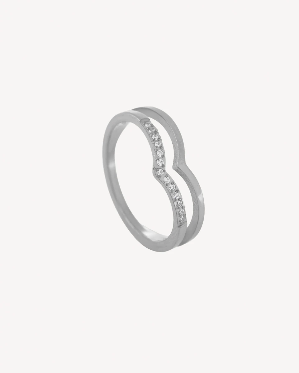ANILLO PETUNIA - PLATEADO 