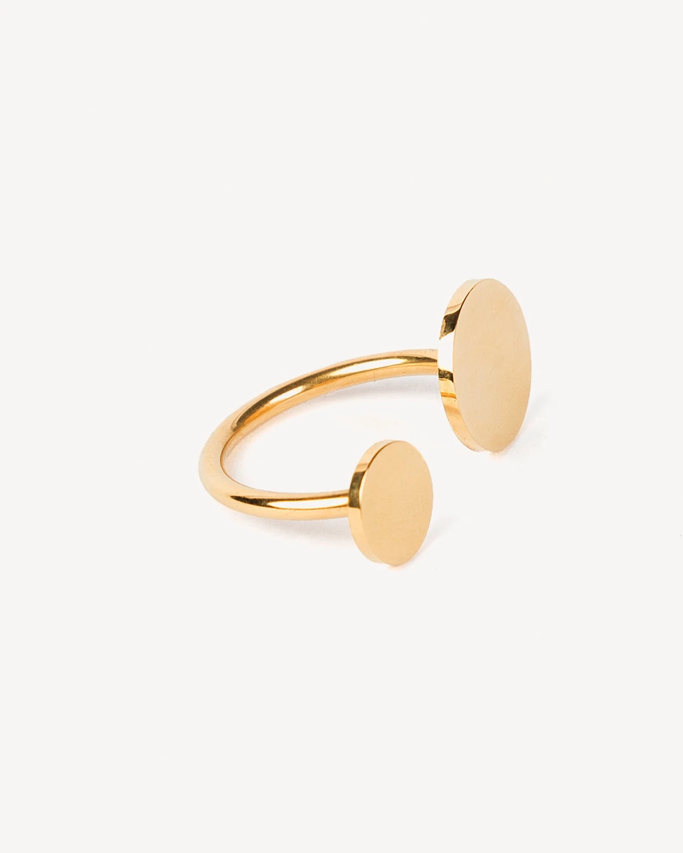 ANILLO PORTUGAL - DORADO 