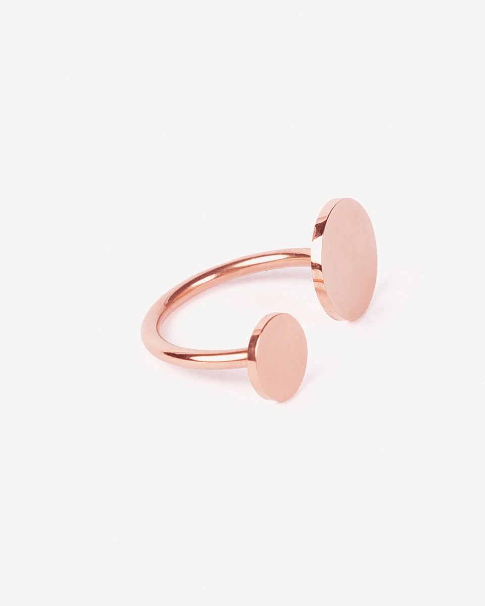 ANILLO PORTUGAL - ORO ROSA 