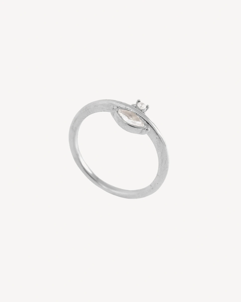 ANILLO REINA - PLATEADO 