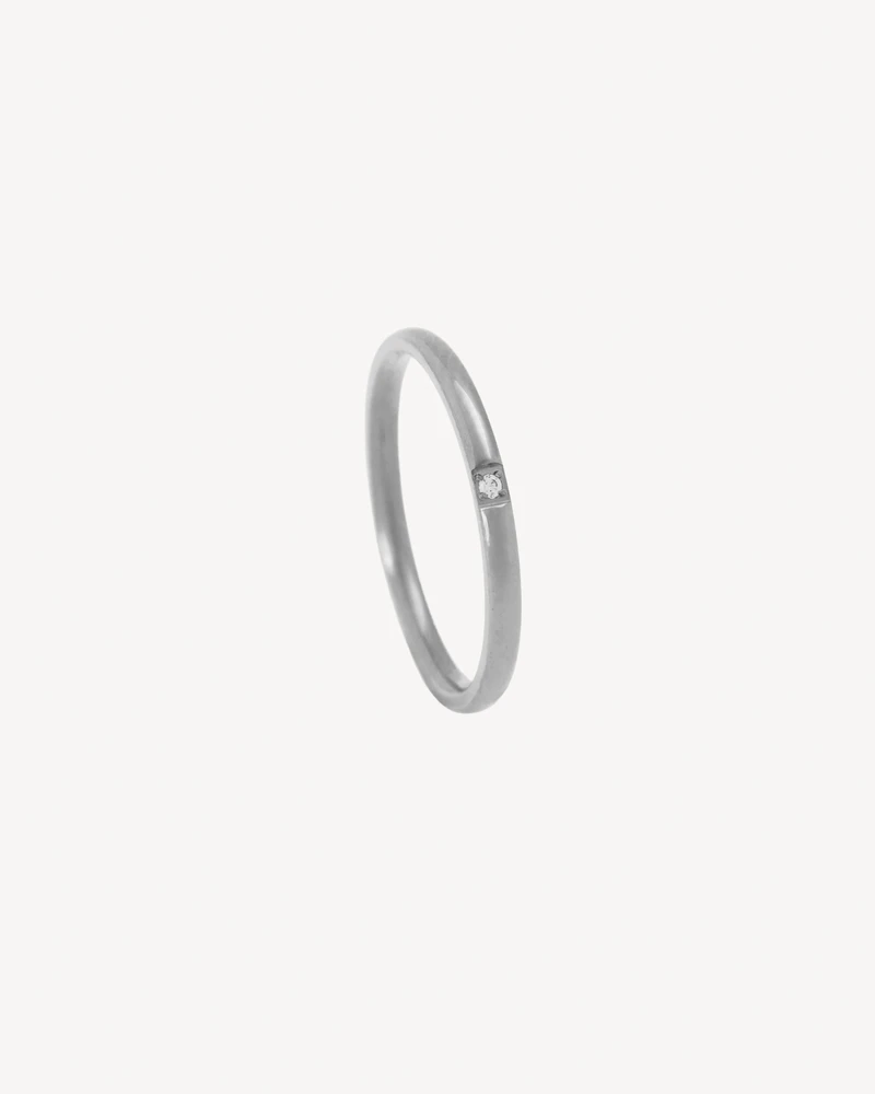 ANILLO RESPLANDOR PLATEADO