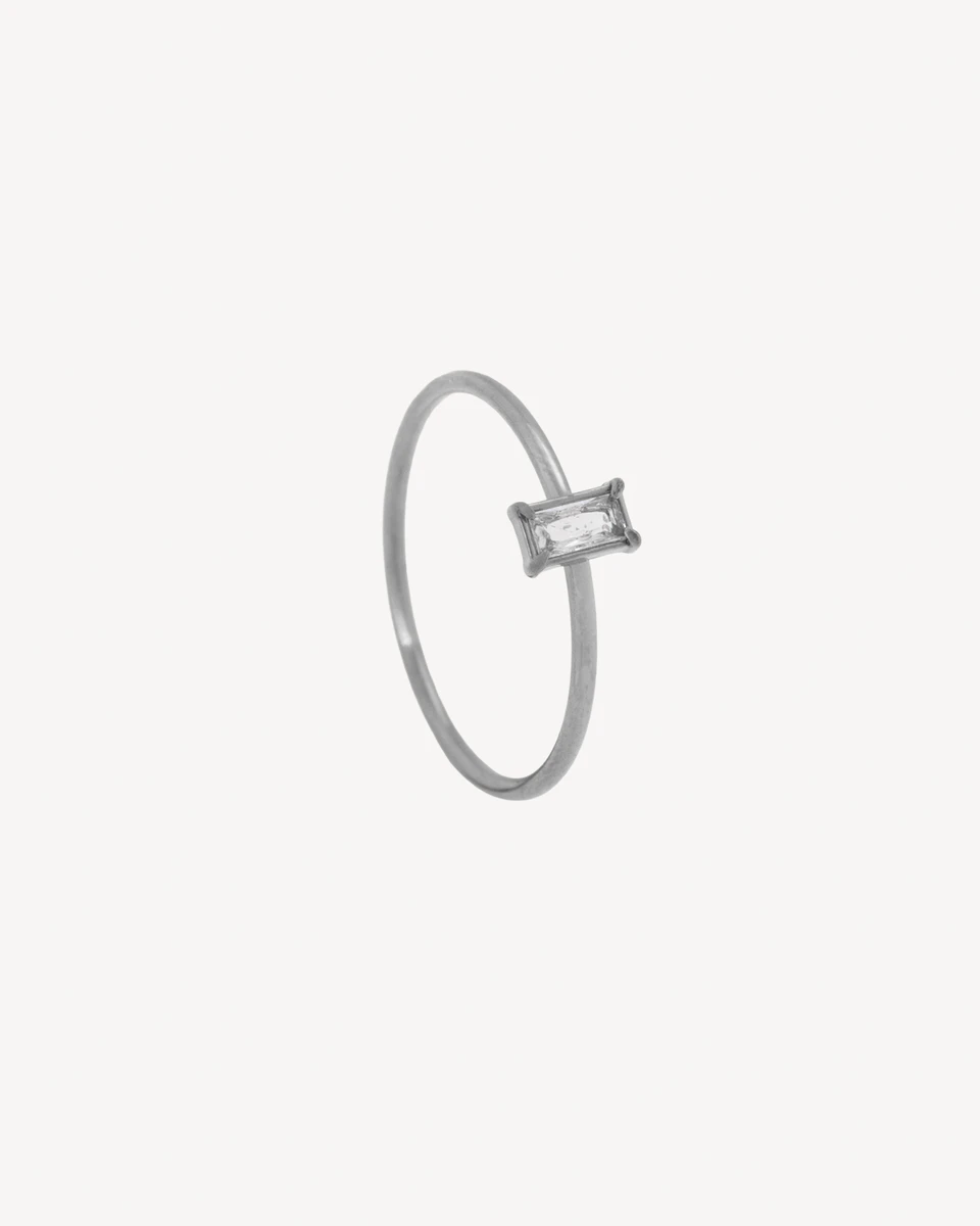 ANILLO RIVOLI - PLATEADO 