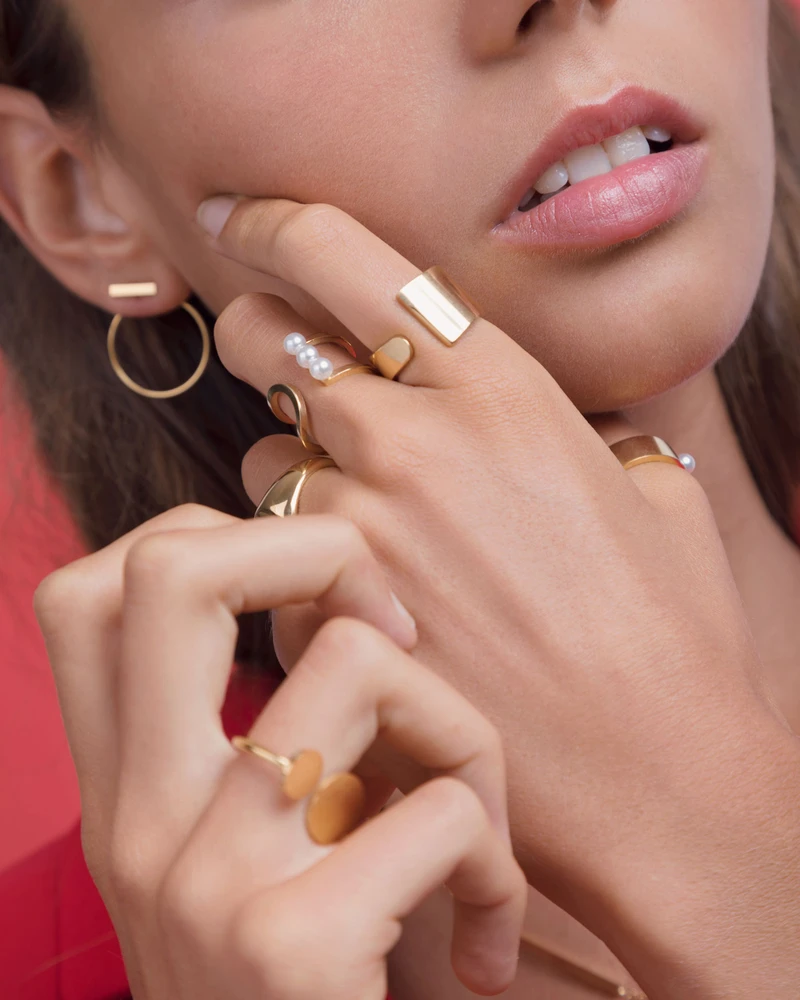 ANILLO SIRENA DORADO