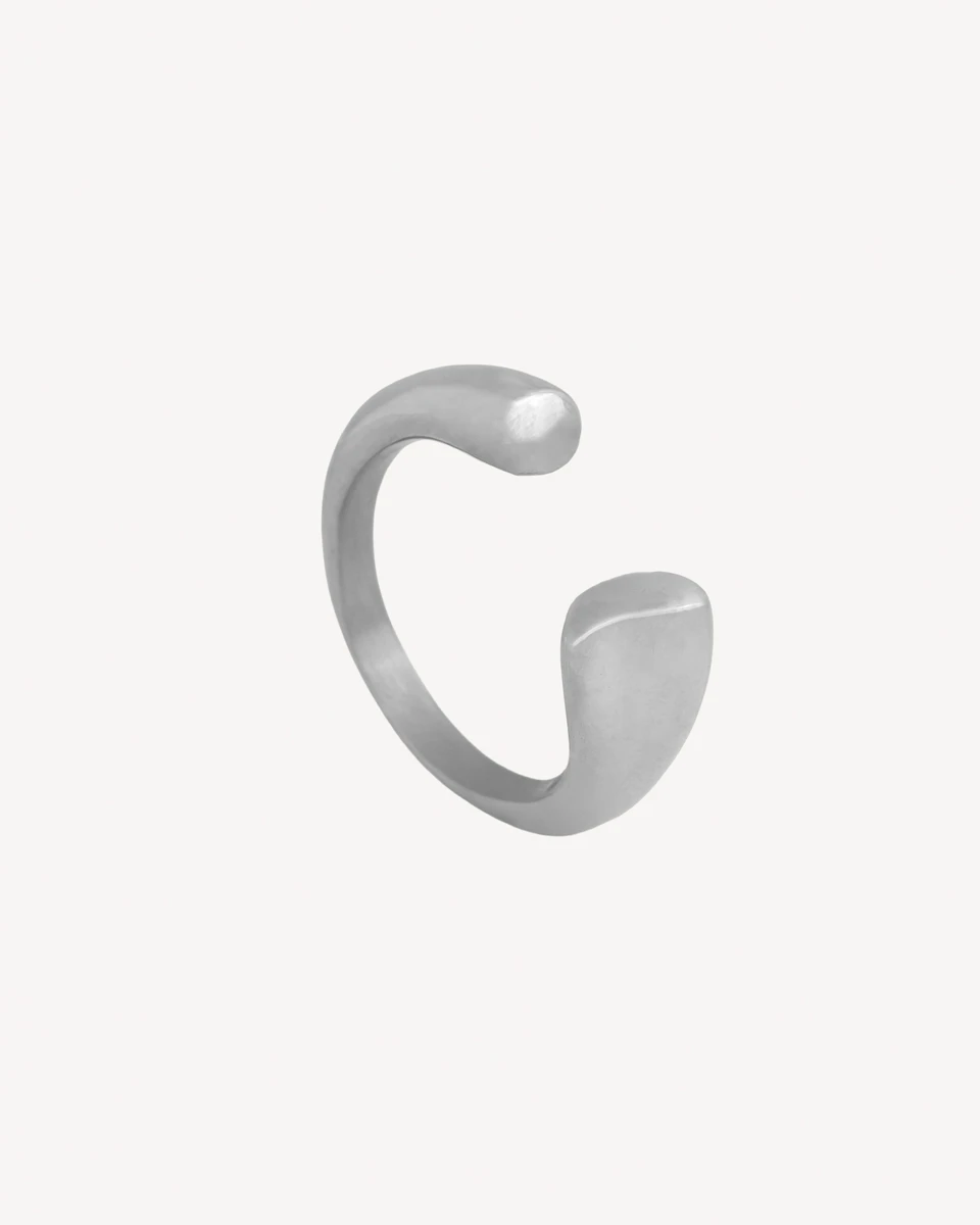 ANILLO SIROCO - PLATEADO 