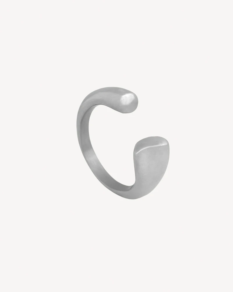 ANILLO SIROCO PLATEADO